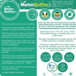 Chair Mats*Floortex Ecotex BioPlus Carpet Chair Mat, 35