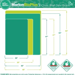 Chair Mats*Floortex Ecotex BioPlus Hard Floor Chair Mat, 29
