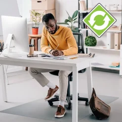 Chair Mats*Floortex Revolutionmat Hard Floor Chair Mat, 48" x 51", Clear Recycled PET (ECO4851AEP)