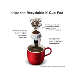 Folgers 100% Colombian Decaf Coffee, Keurig K-Cup Pod, Medium Roast, 96/Carton (5000053359CT)