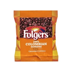 Folgers 100% Colombian Ground Coffee Packet, Medium Dark Roast, 1.75 oz., 42/Carton (PRO20022)