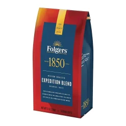 1850 Folgers Pioneer Blend Caffeinated Ground Coffee, Medium Roast, 12 oz. (SMU60514)