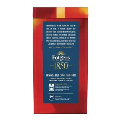 1850 Folgers Pioneer Blend Caffeinated Ground Coffee, Medium Roast, 12 oz. (SMU60514)