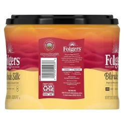 Folgers Blonde Silk Caffeinated Ground Coffee, Light Roast, 22.6 oz. (SMU20433)