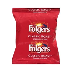 Folgers Classic Roast Coffee, Medium Roast, 5.4 oz., 30/Carton (2550006102)