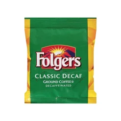Folgers Classic Roast Decaf Ground Coffee, Fresh Pack, Medium Roast, 42/Carton (PRO20007)