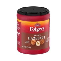 Folgers Toasty Hazelnut Ground Coffee, 9.6 oz. (2550011037)
