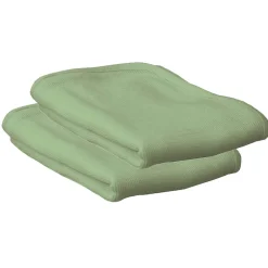ThermaSoft Crib Blanket, Mint, Pack of 2 (FNDCB00MT06-2)<Foundations New
