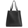 s Made Easy Leather 15.6 Laptop Tote, Black (FCTBLKMADE)<Francine Collection