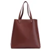s Made Easy 15.6 Leather Laptop Tote, Brown (FCTBRMADE)<Francine Collection Outlet