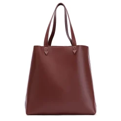 s Made Easy 15.6 Leather Laptop Tote, Brown (FCTBRMADE)<Francine Collection Outlet