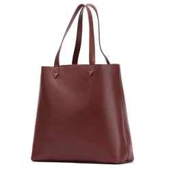 s Made Easy 15.6 Leather Laptop Tote, Brown (FCTBRMADE)<Francine Collection Outlet