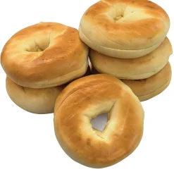 Fresh Groceries Fresh Plain Bagels, 6/Pack (02998)