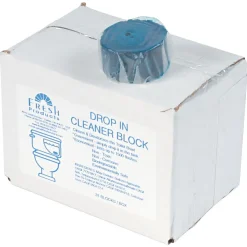 Restroom Drop-In Tank Non-Para Cleaner Block, Unscented, 24/Box (DIB)<Fresh Products Outlet