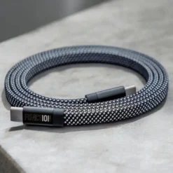 NEAT CABLE Magnetic USB-C Charging Cable, 4.9 ft., Blue (F101-LCBU5)<Function101 Online