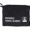 Fabric Travel Blanket, 50" x 47", Gray (27119)<G Force Outlet