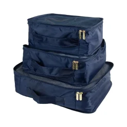 6-Piece Fabric Travel Pouch Set, Water Resistant, Midnight (27105-MIDNIGHT)<G Force Outlet