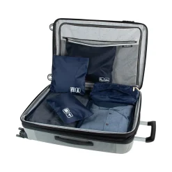 6-Piece Fabric Travel Pouch Set, Water Resistant, Midnight (27105-MIDNIGHT)<G Force Outlet