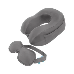 3-Piece Travel Comfort Earplugs and Eye Mask, Gray, 3/Set (36002)<G Force Best
