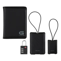 XPLORER RFID Passport Holder, Carbon Black, 4/Set (26719-CARBON)<G Force Discount