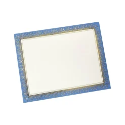 Awards & Certificates*Gartner Studios Certificates, 8.5" x 11", White/Blue/Gold, 15/Pack (36001-S)