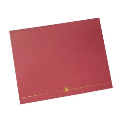 Awards & Certificates*Gartner Studios Certificate Holders, 8.5" x 11", Red, 6/Pack (60894)