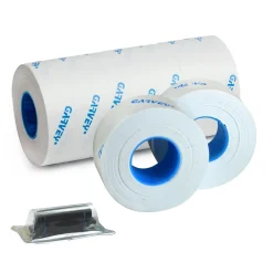 Labels|Garvey ® Blank Label, White, 12 mm x 22 mm, 11,000 Labels/Sleeve (GX2212)