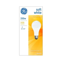 GE 200 Watt Soft White Incandescent neral-Purpose Bulb (11585)