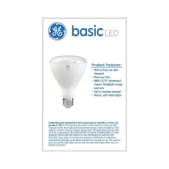 GE 8 Watt Soft White LED neral-Purpose Bulb Flood and light (48198)