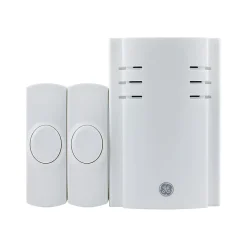 GE 19300 Wireless Smart Door Chime, White (JAS19300)