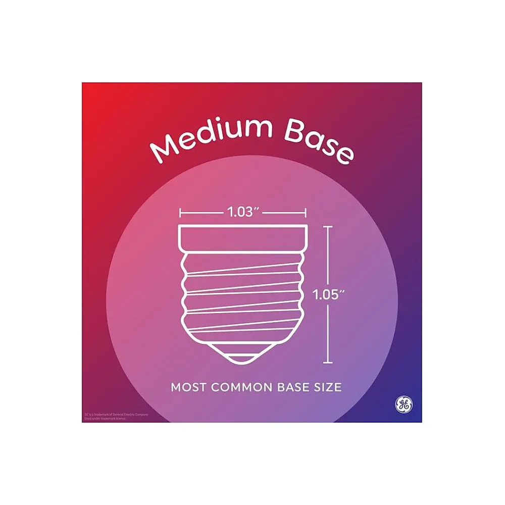 GE Basic 8.5 Watt Soft White LED neral-Purpose Bulb, 2/Pack (93131320)