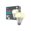 GE Cync Wi-Fi 60W Equivalent A19 LED Smart Light Bulb Soft White, 2/Pack (93128963)