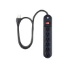 GE Heavy Duty 6 Outlet Power Strip, Black (56223)