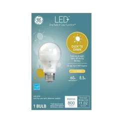 GE LED+ Dusk to Dawn 8.5 Watt Soft White LED neral-Purpose Bulb (93101946)