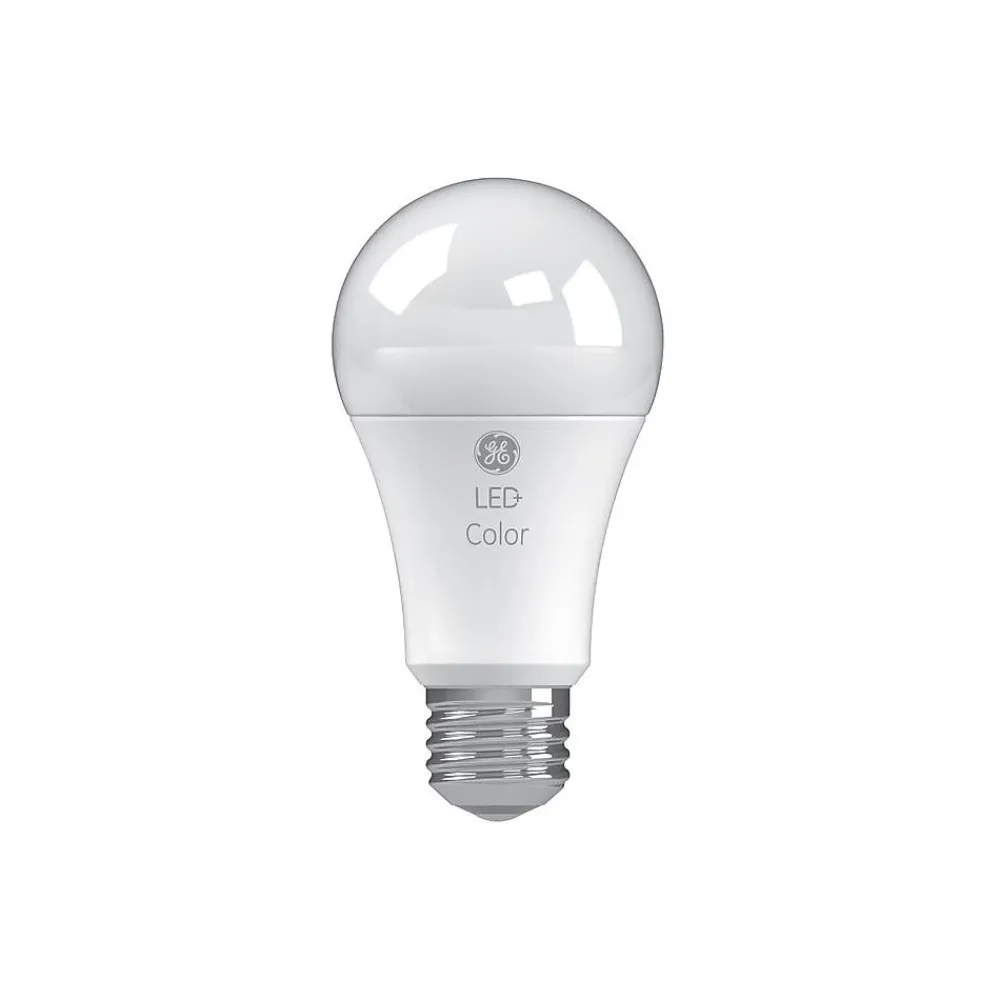 GE LED+ 60W Equivalent A19 Smart Light Bulb, Color-Changing (93100205)