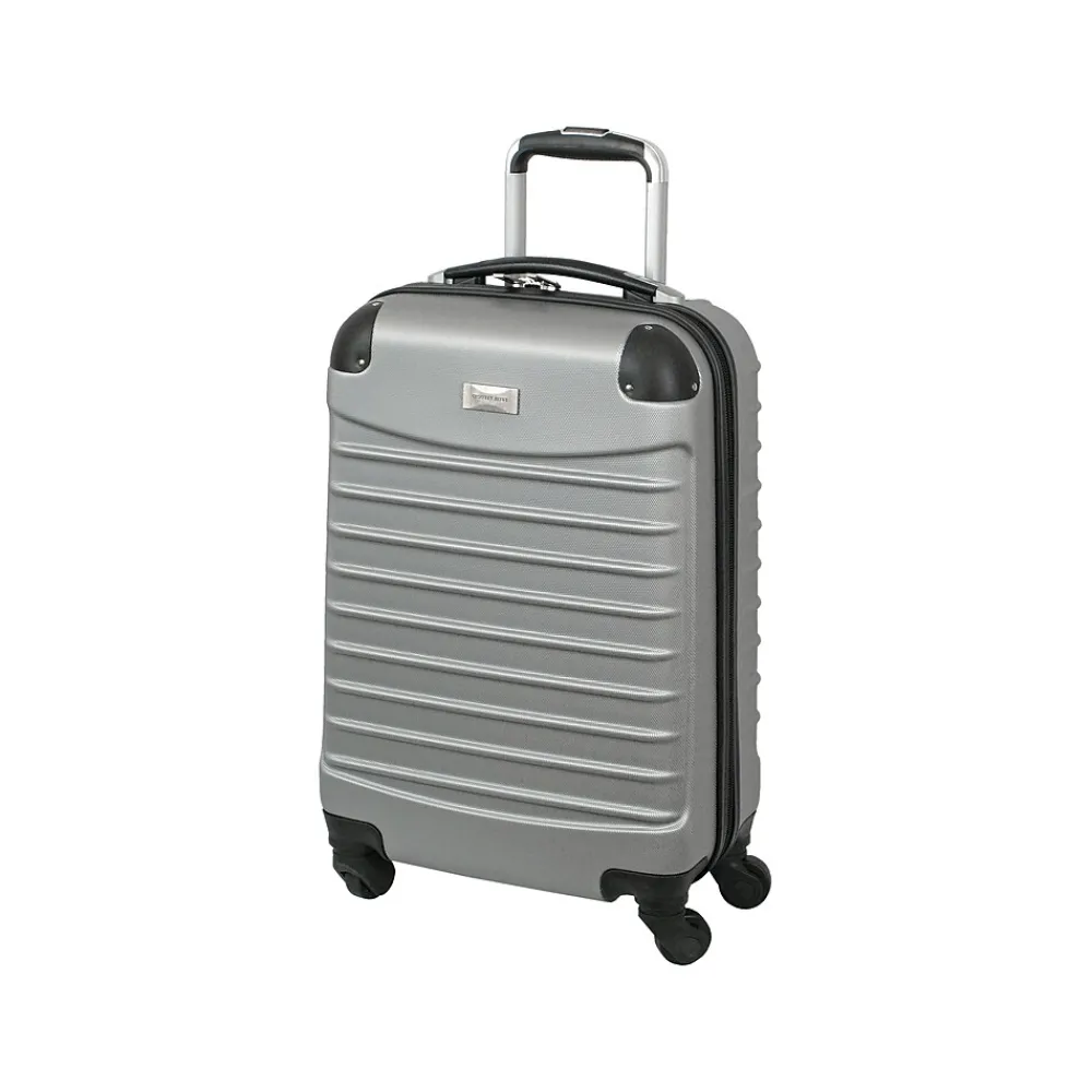 2-Piece Hardside Spinner Luggage Set, Silver (GB2758-2)<Geoffrey Beene