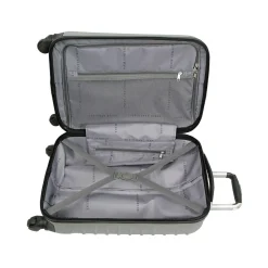 2-Piece Hardside Spinner Luggage Set, Silver (GB2758-2)<Geoffrey Beene