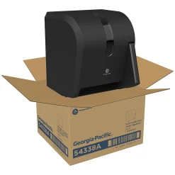 Hardwound Paper Towel Dispenser, Black (54338A )<Georgia-Pacific New