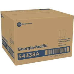 Hardwound Paper Towel Dispenser, Black (54338A )<Georgia-Pacific New