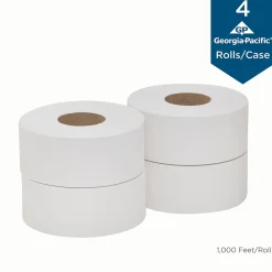 Professional Series Jumbo Jr. Toilet Paper, 2-Ply, White, 1000 ft./Roll, 4 Rolls/Carton (2172114)<Georgia-Pacific Best