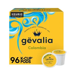 Gevalia Colombia Coffee Keurig K-Cup Pods, Medium Roast, 96/Box (5304CT)