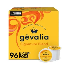 Gevalia Signature Blend Coffee Keurig K-Cup Pod, Light Roast, 96/Box (5305CT)