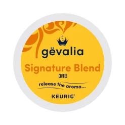 Gevalia Signature Blend Coffee Keurig K-Cup Pod, Light Roast, 96/Box (5305CT)