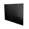 Dry Erase*Ghent Aria 4'H x 6'W Low Profile Glass Whiteboard, Black (ARIASN46BK)