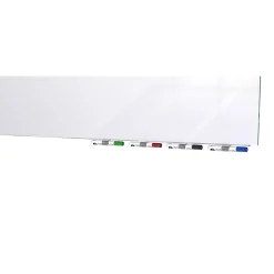 Dry Erase*Ghent Aria Low Profile Glass Whiteboard, 4'H x 5'W, White (ARIASN45WH)