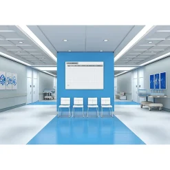 Dry Erase*Ghent Aria OR Schedule Glass Dry-Erase Whiteboard, 4'H x 8'W (GRPARIASN13S-48)