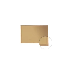 Bulletin*Ghent Natural Cork Bulletin Board with Wood Frame, 4'H x 8'W WK48 (WK48)