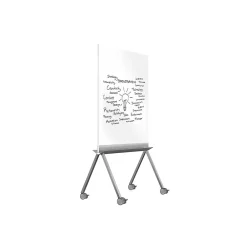 Dry Erase*Ghent Roam Laminate Dry-Erase Whiteboard, Aluminum Frame, 4' x 3' (RM36SAWHN)