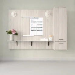 Dry Erase*Ghent Slide Changeable Patient Room Glass Dry-Erase Whiteboard, 36