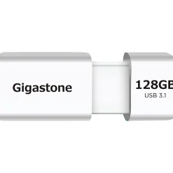 Hot Gigastone 128GB USB 3.1 Type-A Flash Drive, White (GS-U3128GBWH-BC)